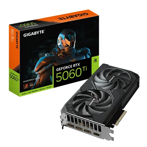 Gigabyte RTX 5060Ti Windforce 2 OC 8GB GDDR7 Graphic Card