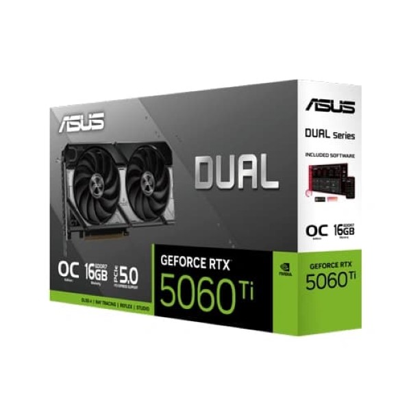 ASUS Dual RTX 5060Ti OC 16GB GDDR7 Graphics Card
