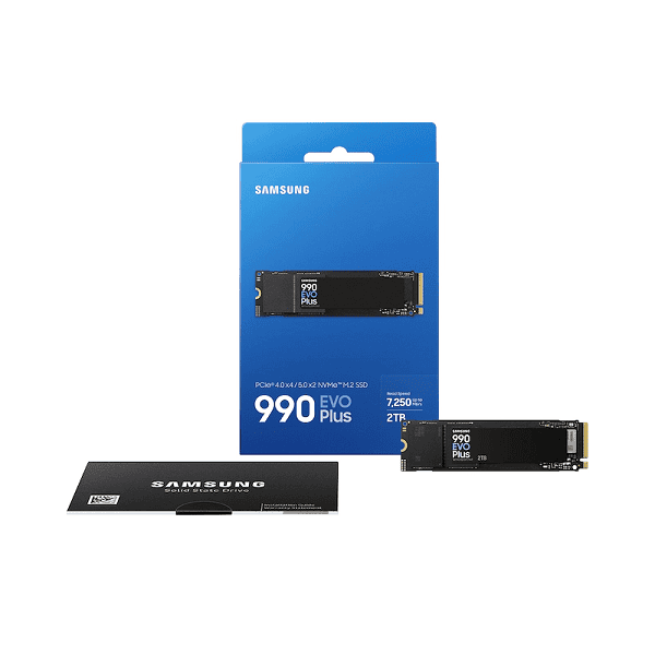 Samsung 990 Evo Plus 2Tb M.2 NVMe PCIe Gen 4.0 internal SSD (MZ-V9S2T0B)