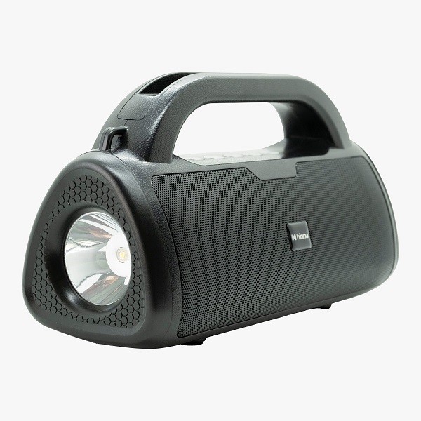 Hinnu HN-BT-506 multifunctional wireless speaker with LED flashlight.