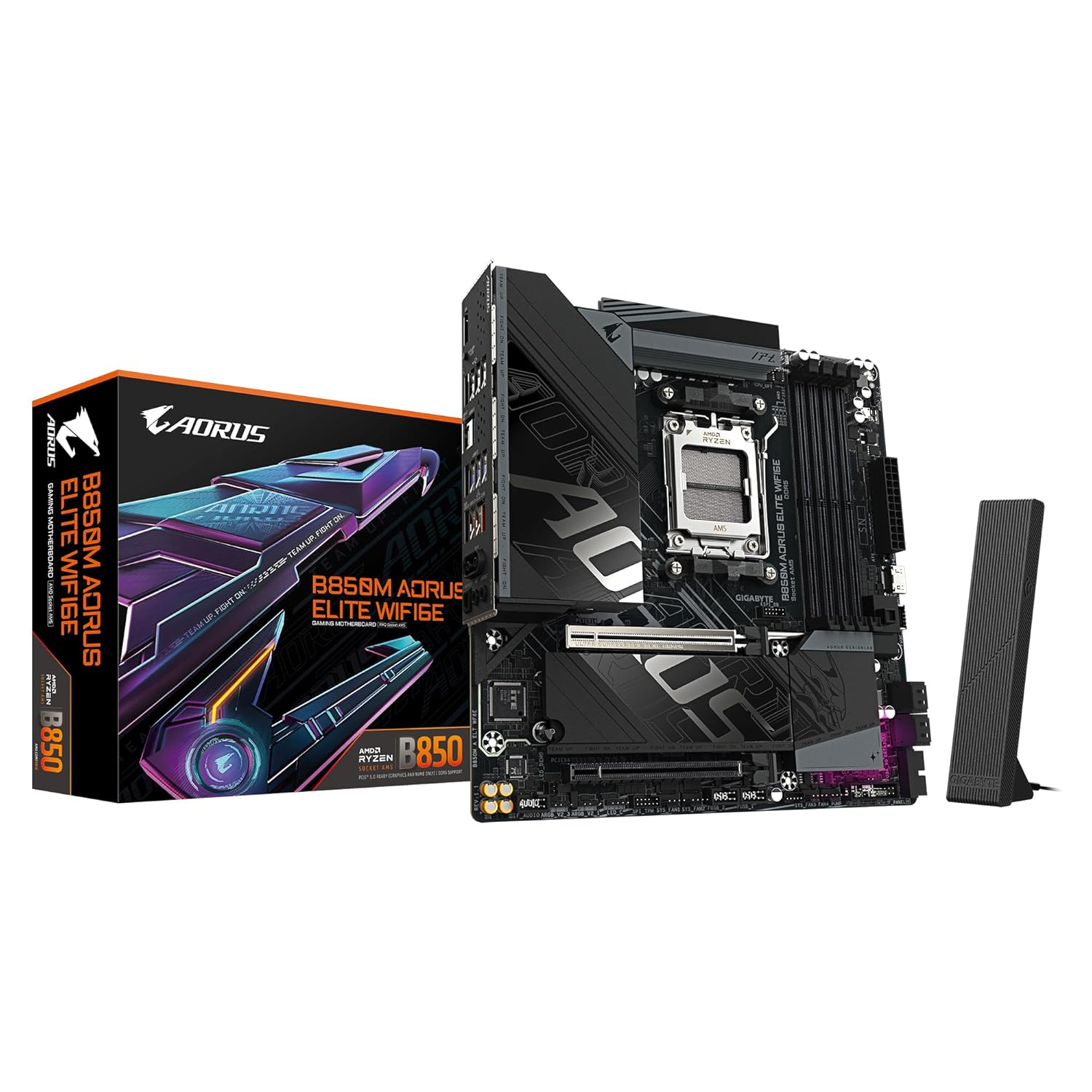 Gigabyte B850M AORUS ELITE WIFI6E AMD AM5 DDR5 M-ATX Motherboard