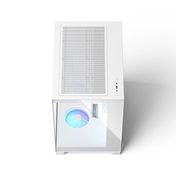 Fractal Design POP 2 Vision White RGB Tempered Glass Panel E-Atx Mid Tower Cabinet