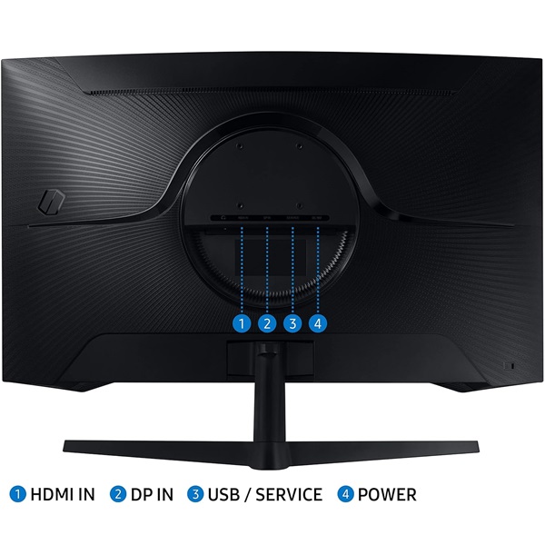 Samsung Odyssey G5 LS32CG550EWXXL 32-Inch WQHD VA Panel 165Hz 1MS Curved Gaming Monitor