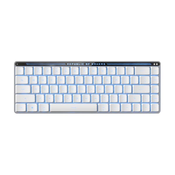 Asus ROG Falchion RX Low Profile 65% Wireless Gaming Keyboard with ROG RX Switch (White)