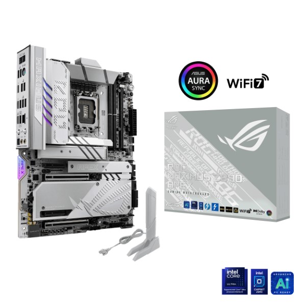 Asus ROG Maximus Z890 APEX Intel 15th Gen LGA 1851 ATX Motherboard (White)
