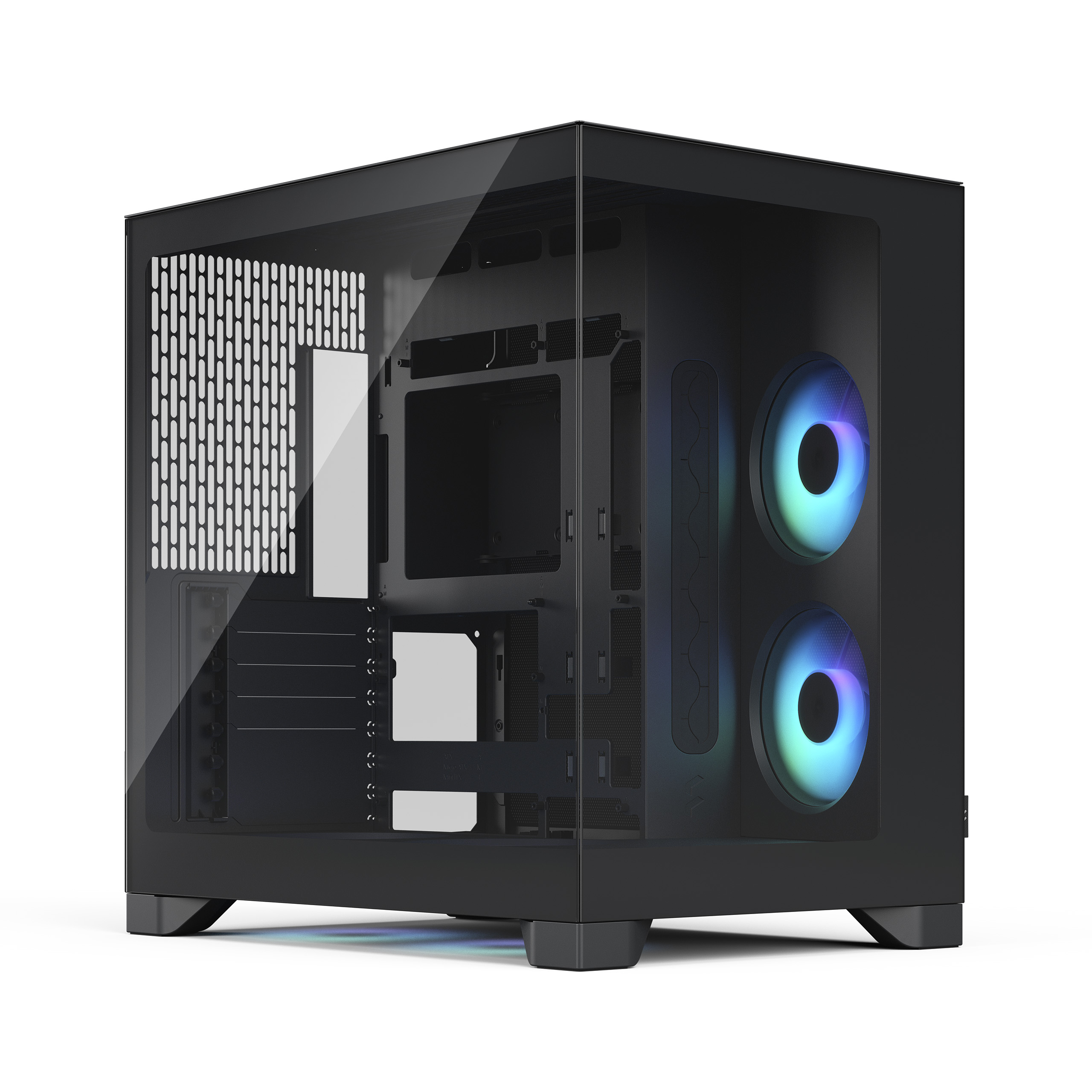 Fractal Design POP 2 Vision Black RGB Tempered Glass Panel E-Atx Mid Tower Cabinet