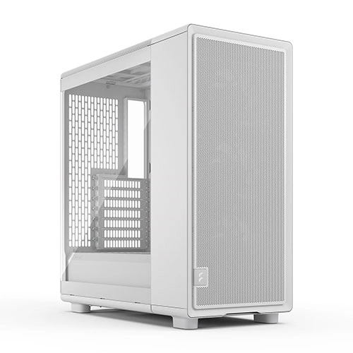 Fractal Design Epoch White TG Light Tint Tempered Glass Side panel Atx Mid Tower Cabinet