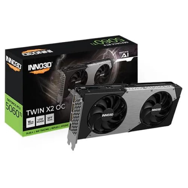 INNO3D GeForce RTX 5060Ti Twin X2 OC 16GB GDDR7 Graphics Card
