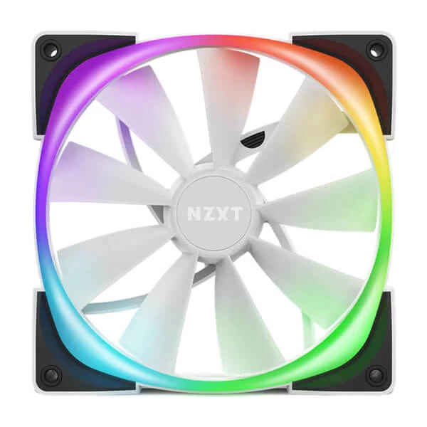 NZXT AER RGB 2 140mm Cabinet Fan-White (Single Pack)