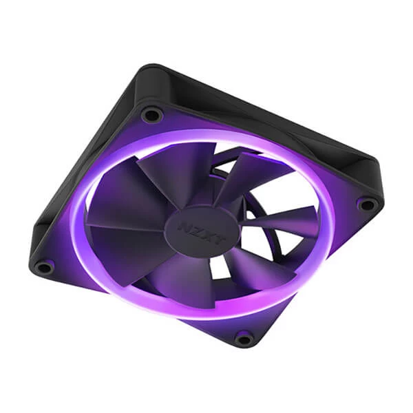 NZXT F120 RGB Duo Black 120mm PWM RGB Case Fan with RGB Controller (Triple Pack)