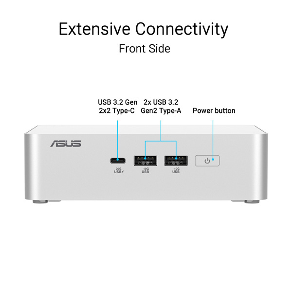 ASUS NUC PRO PLUS KIT RNUC15CRSU900000I With Intel Ultra 9 285H Processor (RAM and Storage Needs to be purchased Separately)