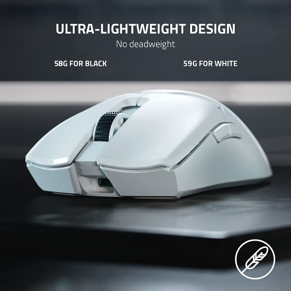 Razer Viper V2 Pro Wh Hyperspeed Wireless Optical Gaming Mouse with 30,000 DPI (White)