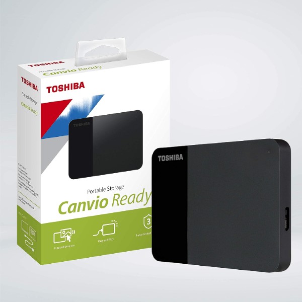 Toshiba Canvio Ready 4TB Portable Hard Drive With Super Speed USB 3.0