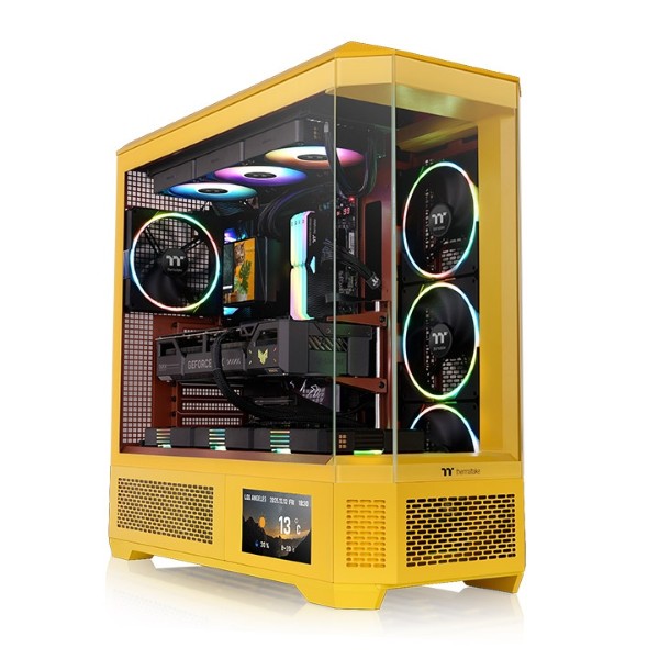 Thermaltake View 600 TG Butter Caramel Full Tower ATX cabinet (Butter Caramel)