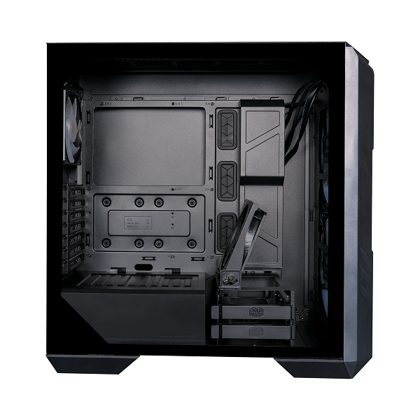 Cooler Master MasterCase HAF 500 ARGB ATX Gaming Cabinet with Tempered Glass Side Panel (Black)