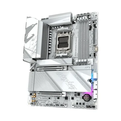Gigabyte X870  Aorus Elite X3D Ice AMD AM5 Ddr5 Atx Motherboard