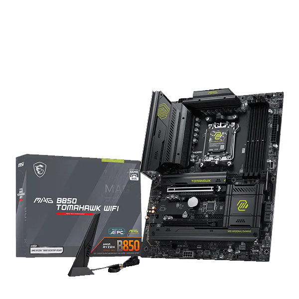 MSI MAG B850 Tomahawk Wifi Amd Am5 Ddr5 Atx Motherboard