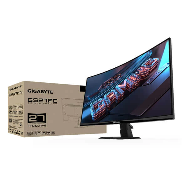 Gigabyte GS27FC 27-Inch FHD 180Hz 1ms VA Panel Curved Gaming Monitor
