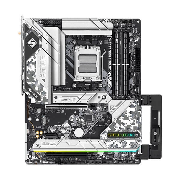 ASROCK X670E STEEL LEGEND AMD AM5 DDR5 ATX MOTHERBOARD FOR RYZEN 7000 SERIES PROCESSORS