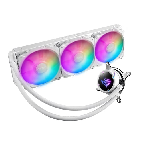 ASUS ROG STRIX LC II 360 ARGB all-in-one 360mm liquid CPU cooler white edition