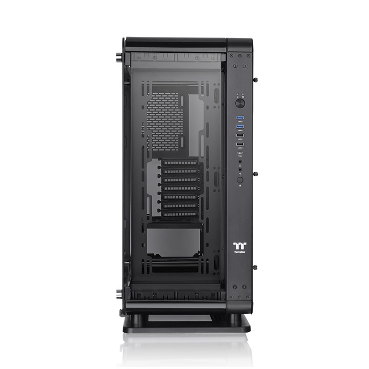 Thermaltake Core P6 TG Mid Tower Gaming Cabinet (Black)