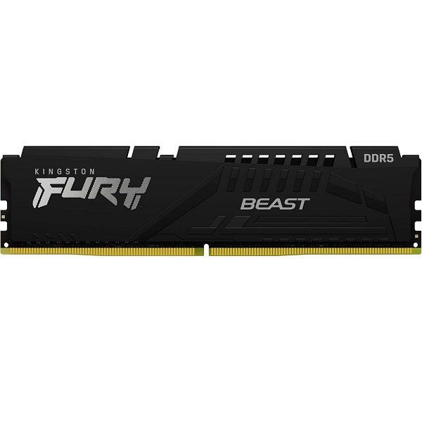 Kingston Fury Beast 32GB (16GB X 2) 6000Mhz CL30 DDR5 Desktop Memory With AMD Expo (Black)