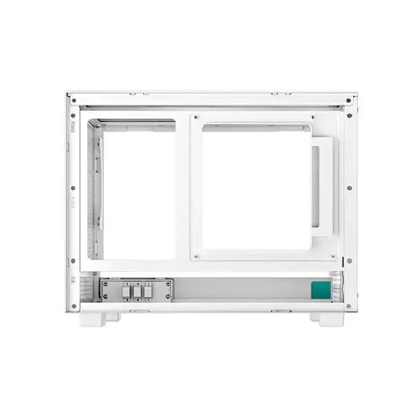 DeepCool CH160 White M-ATX Mini-Tower Cabinet With Tempered Glass Side Panel (White)