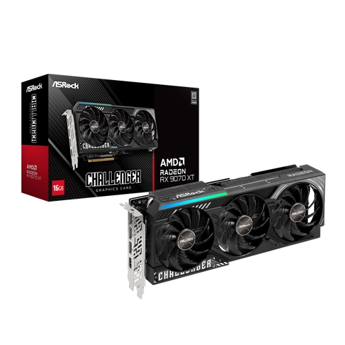Asrock AMD RX 9070XT Challenger 16GB GDDR6 Graphics Card