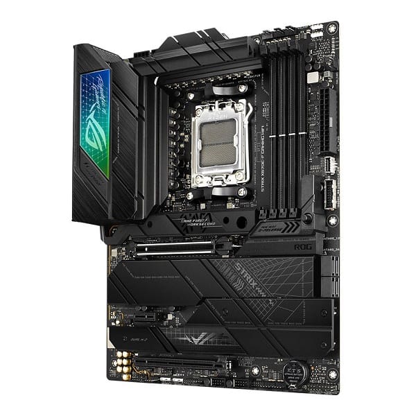Asus Rog Strix X670E-F Gaming WIFI AMD AM5 LGA 1718 DDR5 ATX motherboard with Ryzen 7000 Series processor support