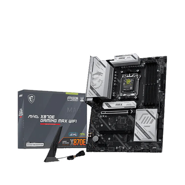 Msi Mag X870E Gaming Max Wifi Amd Am5 Ddr5 Atx Motherboard