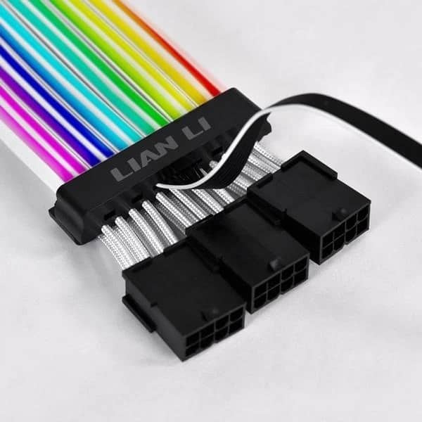 Lian Li Strimer Plus V2 ARGB Triple 8-pin GPU Extension Cable.