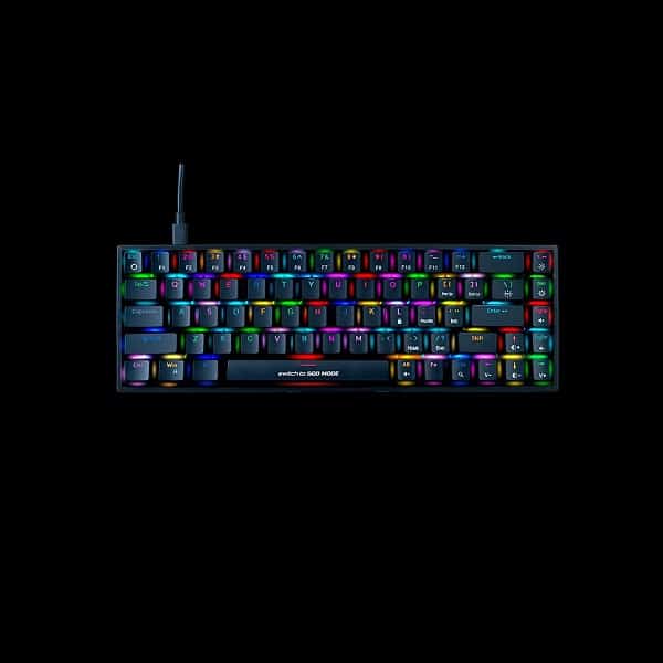 Cosmic Byte CB-GK-23 Artemis 60% Wired RGB Mechanical Keyboard with Outemu Blue Switch (Black)