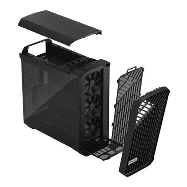 Fractal Design Torrent Black TG Light Tint Mid-Tower ATX Cabinet with Front Mesh & Side Glass Panel