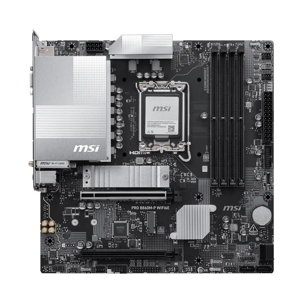 MSI B860M-P Wifi 6E DDR5 Intel LGA 1851 M-ATX Motherboard