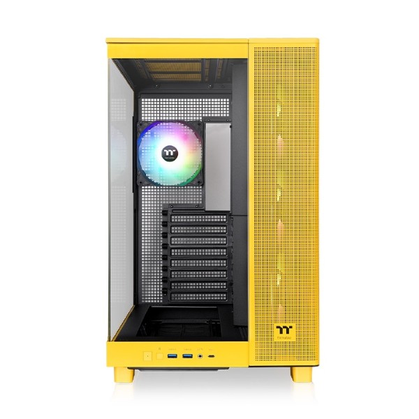 Thermaltake View 380 XL TG ARGB Bumblebee Edition Mid Tower Gaming Cabinet (Yellow)