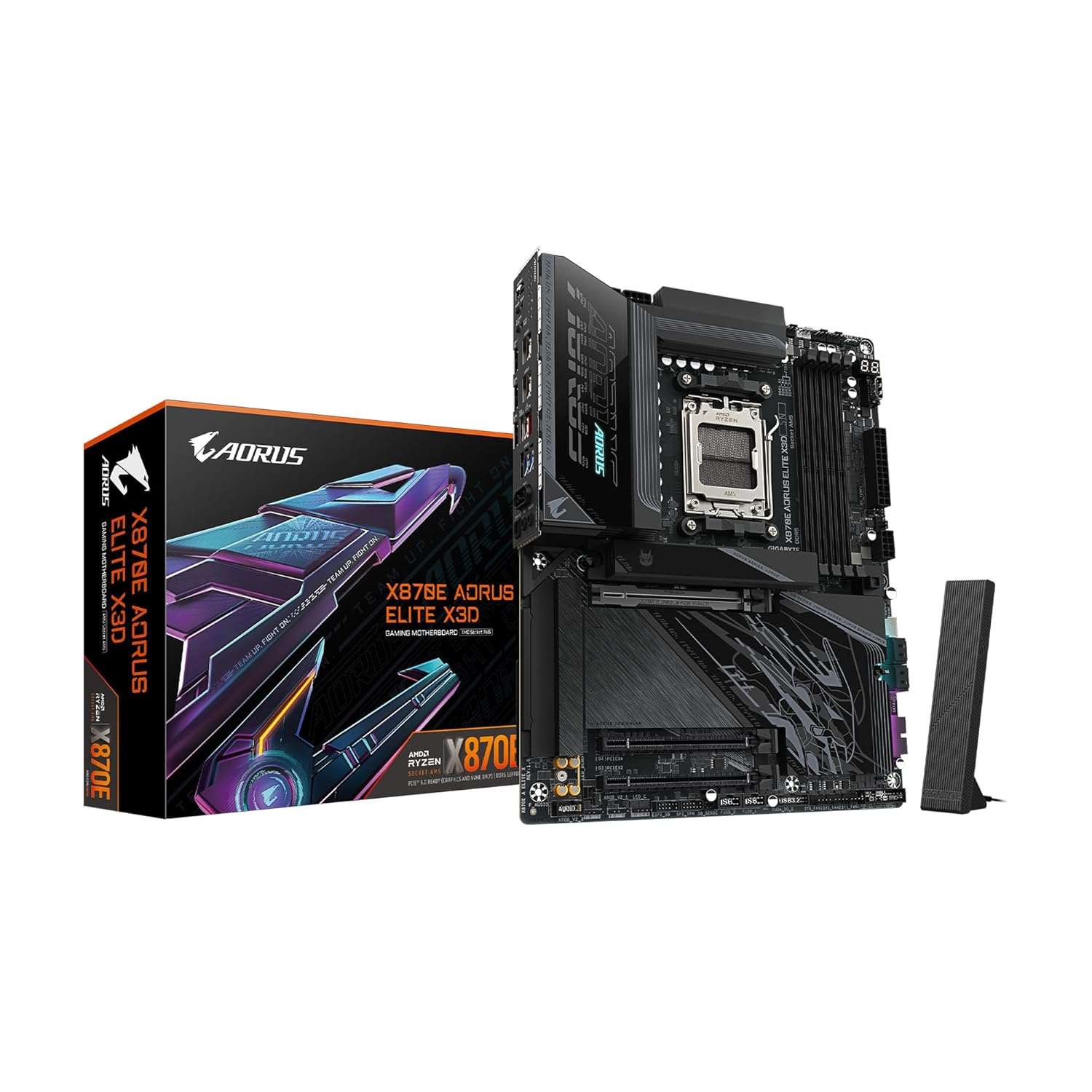 Gigabyte X870E Aorus Elite X3D AMD AM5 Ddr5 Atx Motherboard