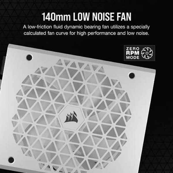 Corsair RM750X Shift White 750 Watts 80 Plus Gold Fully Modular Power Supply