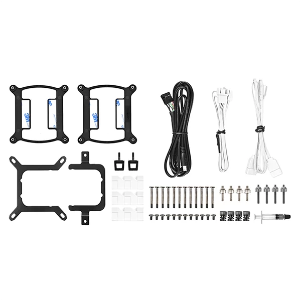 Thermaltake TH360 V2 Ultra ARGB Snow Edition LCD 360mm Liquid CPU Cooler (White)