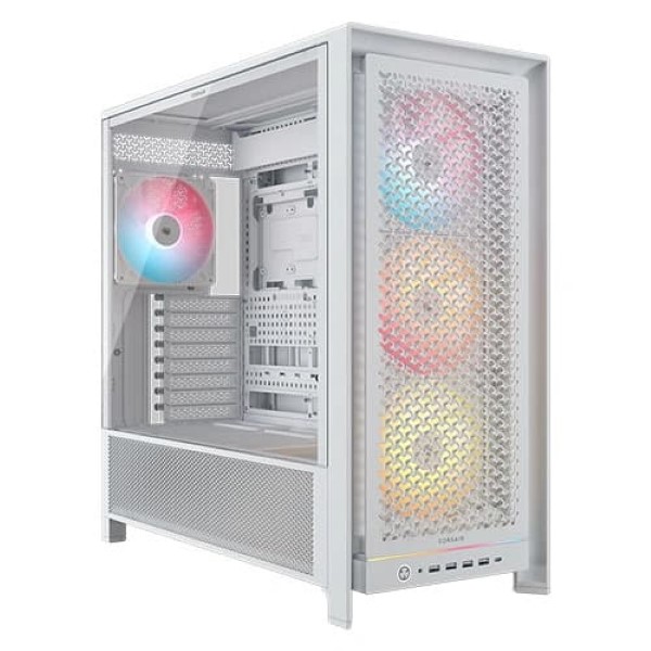 Corsair Frame 5000D RS ARGB E-ATX Mid Tower Cabinet With Tempered Glass Side Panel White