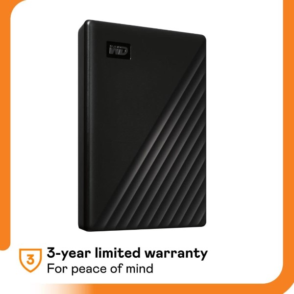 Western Digital 2TB My Passport External Hard Drive (Black)