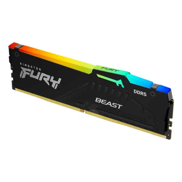 Kingston Fury Beast RGB 16GB 5200Mhz (16gb X 1) Desktop Memory With AMD EXPO