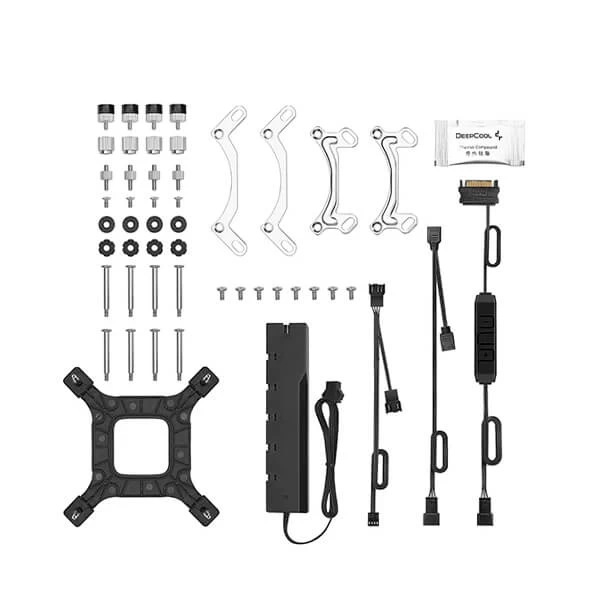 Deepcool Gammaxx L240 ARGB 240mm Liquid CPU Cooler (White)