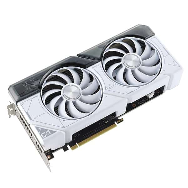 Asus Dual GeForce RTX 4070 OC WH Edition 12GB GDDR6X graphics card (white)