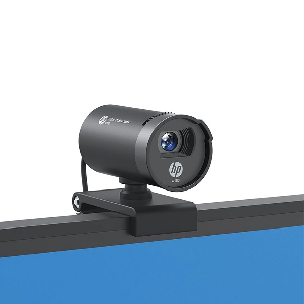 HP W100 480p Web Camera With Built-in-mic And Wide Angle View