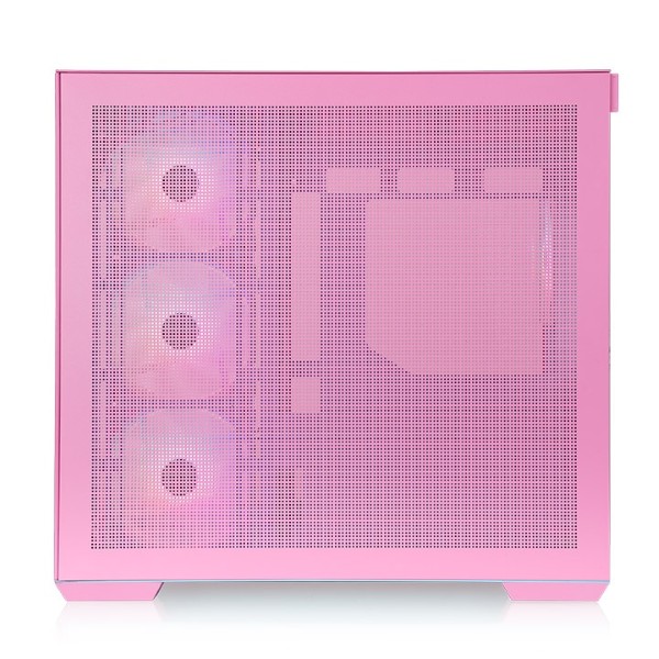 Thermaltake View 380 TG ARGB Pink Mid-Tower ATX gaming Cabinet with Tempered Glass panels (Bubble Pink)