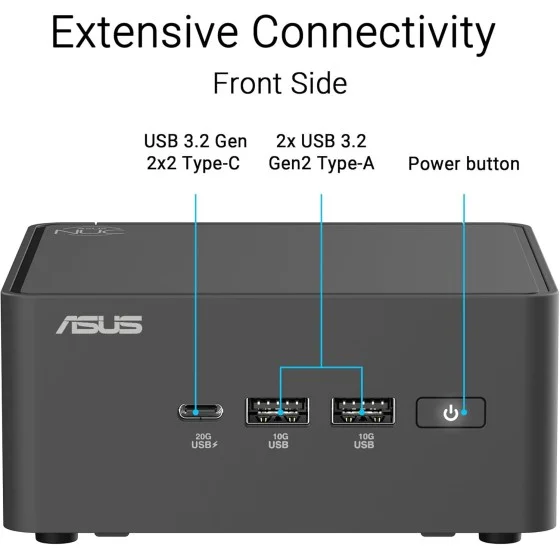 ASUS NUC 15 Pro RNUC15CRHC700000I Mini Pc with Intel Core 7 240H Processor (RAM and Storage Needs to be purchased Separately)