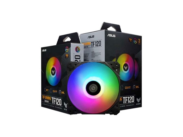 Asus Tuf Gaming TF120 ARGB 120mm PWM case fan (single pack)