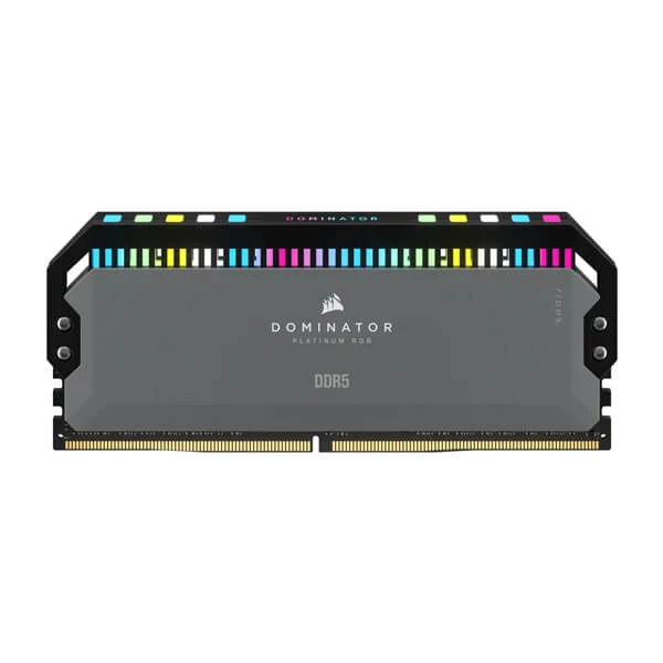 Corsair Dominator Platinum RGB 32Gb (16GB X 2) 6000Mhz DDR5 CL36 Desktop Memory (Black)