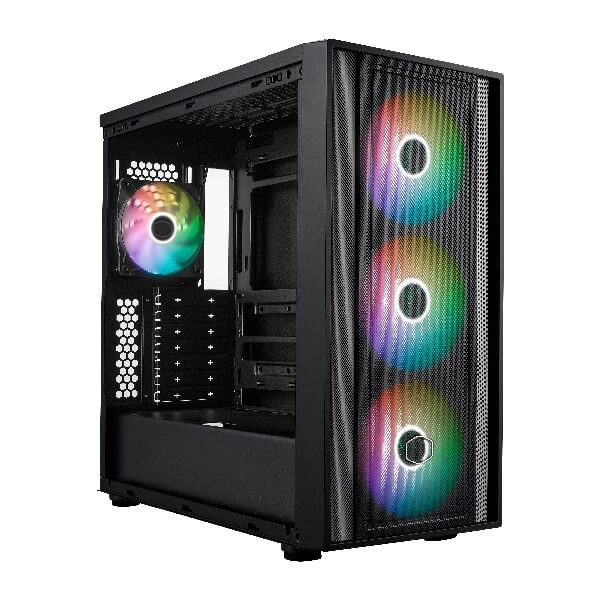 Cooler Master MB600 ARGB Mid-Tower E-ATX Gaming Cabinet (Black)