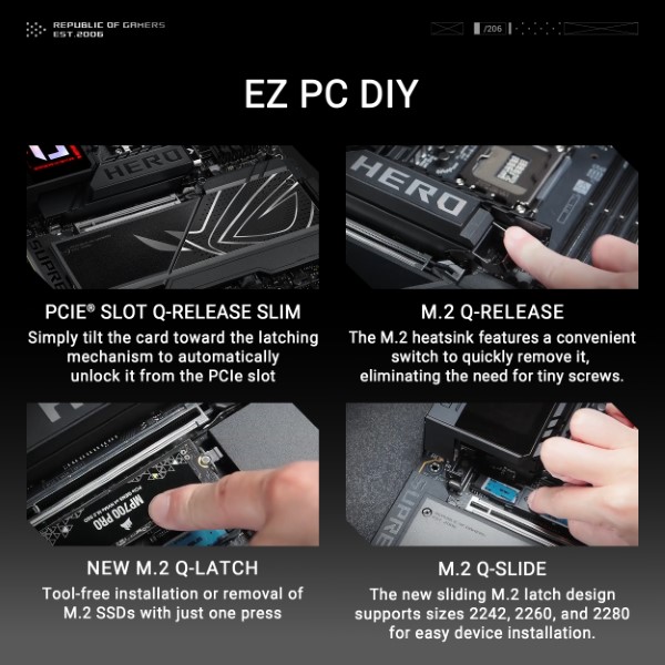 Asus ROG Maximus Z890 HERO Intel 15th Gen LGA 1851 ATX Motherboard